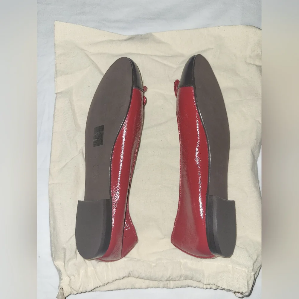 Tory Burch Red and Black Ballet Flats* - Picture 2 of 3